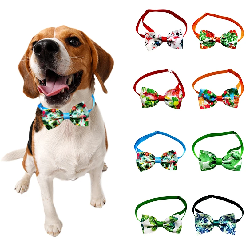 

New Cat Dog Collar Dog Accessories Cats Dog Bow Tie Adjustable Neck Strap Cat Dog Grooming Accessories Cute Puppy Cat Necklace