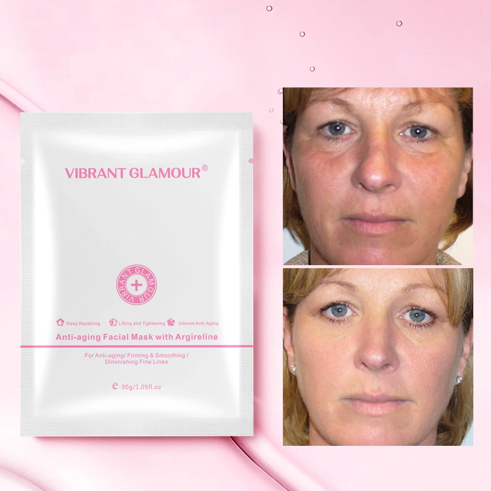 

Антивозрастная маска для лица глубокое восстановление подтяжки выцветание тонкие линии сглаживание лица Лечение кожи отбеливание увлажне...