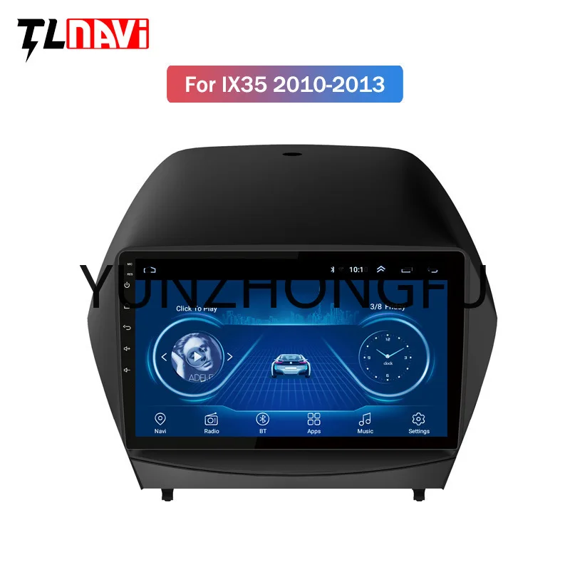 

Подходит для современного центрального управления IX35 10-13 Android, интеллектуальная автомобильная навигация с большим экраном
