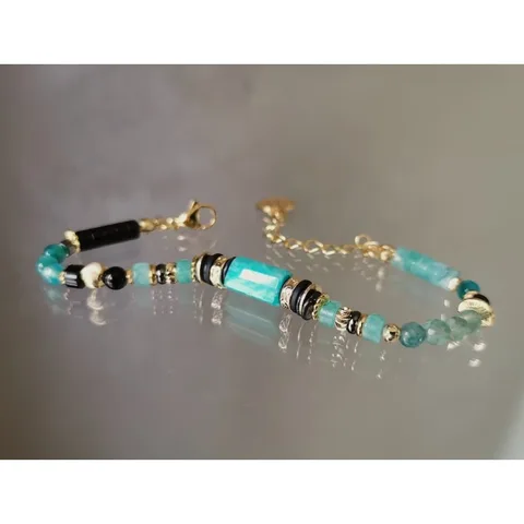 Amazonite Onyx Браслет