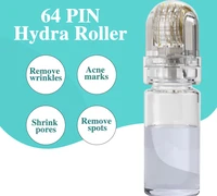 free shipping hydra derma roller 20pin 64 pin gold titanium tips microneedle stamp anti aging face skin reusable micro needle