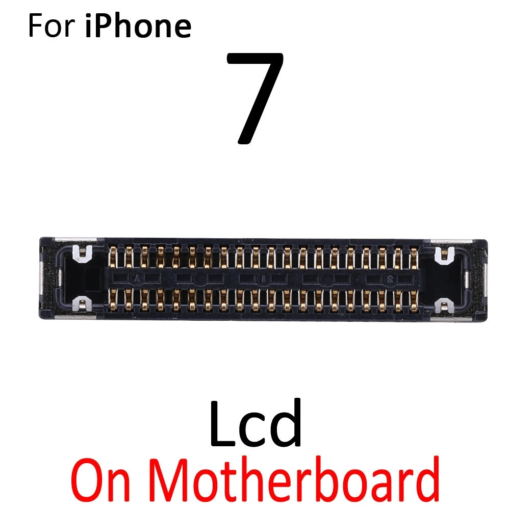 2 шт. FPC коннектор для iPhone 7 8 Plus Lcd дигитайзер 3D сенсорный экран зажим на