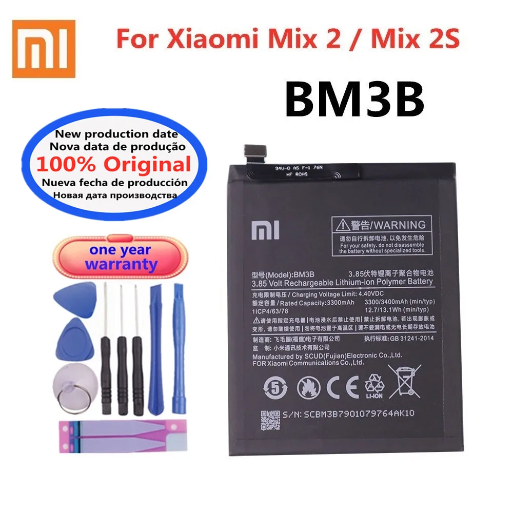 Оригинальный аккумулятор для Xiaomi Mi Mix4 Mix3 Mix2 Mix2S Mix 2 2S 3 4 BM3B BM3K BM4C BP43 телефона