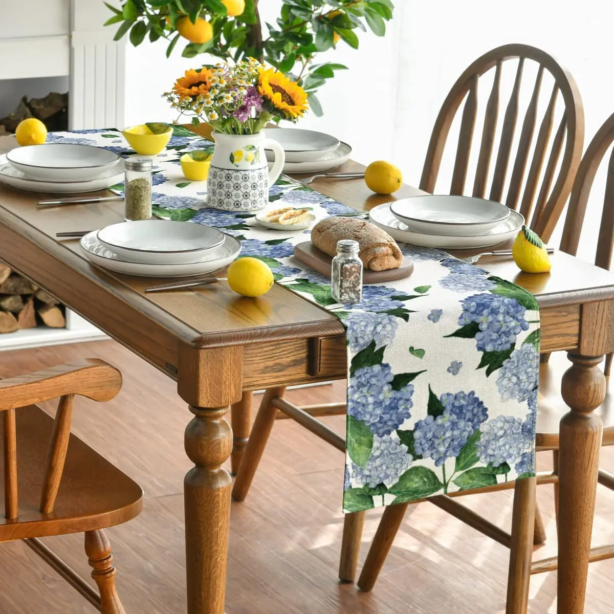 Скатерти для украшение кухонного стола с акварелью сезонная использования в