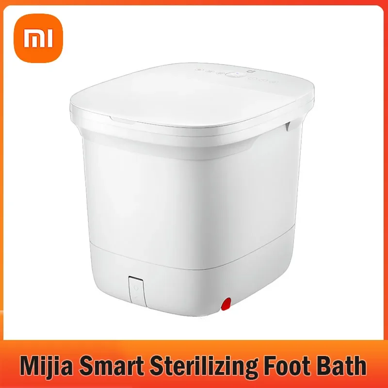 

Умная ванна для ног Xiaomi Mijia, устройство для дезинфекции, нагревания и поддержания постоянной температуры, с приложением Mi Home