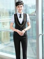 skirt and waistcoat sets work wear business suits office uniform styles formal ladies red vest women 2 piece