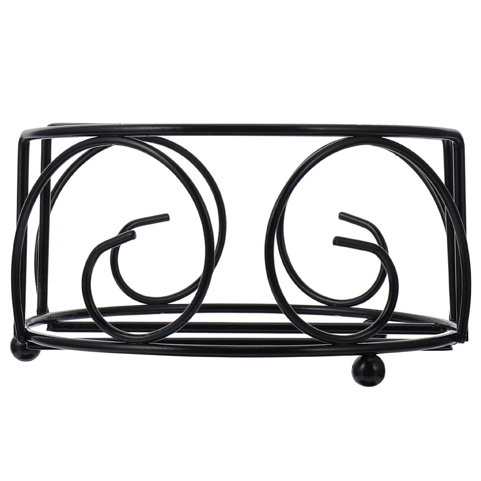 

Coaster Holder Rack Round Iron Stand Metal Drink Coasters Cup Mat Tray Storage Black Holders Without Organizer Kitchen Gadget
