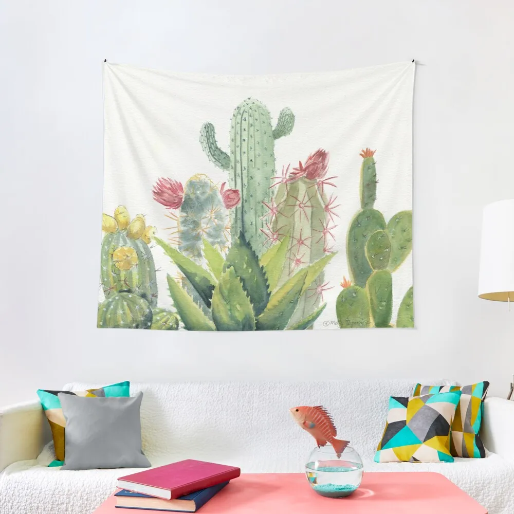 

Cactus Watercolor Tapestry Fashion Room Decor Pattern Print Tapestry Wall Bedroom Carpet Bed Sheets