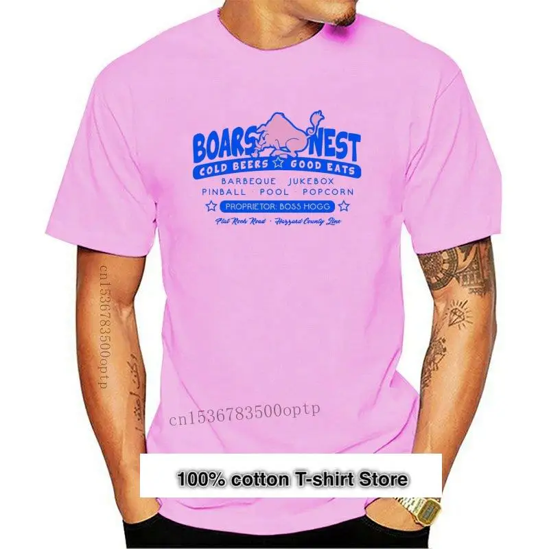 

Camiseta inspirada en Boars Nest Dukes Of Hazzard para hombre, ropa de Tv Retro de los 80, regalos de Navidad, nueva