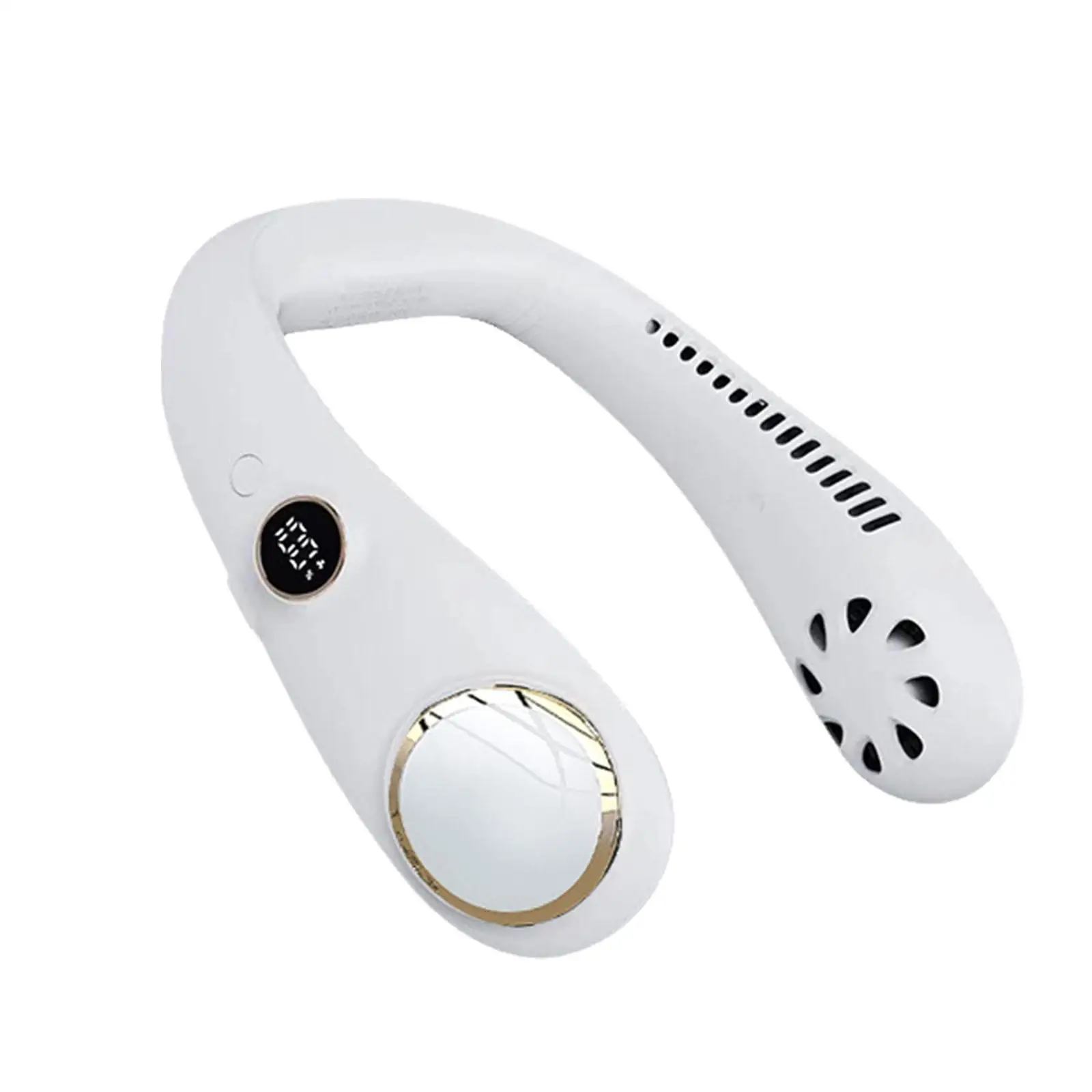 

Mini Neck Fan Portable Bladeless USB Rechargeable Mute Sports Fans for Outdoor Ventilador Portatil Abanicos Cooling