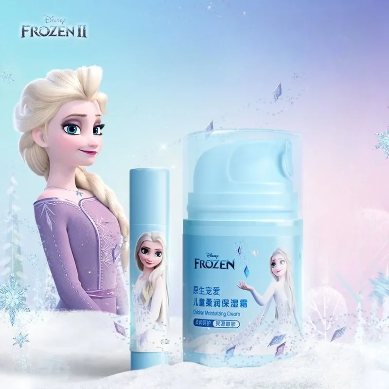 

Детский Крем для лица Disney «Холодное сердце», набор помад, мультяшный красивый увлажняющий лосьон для тела в стиле принцессы