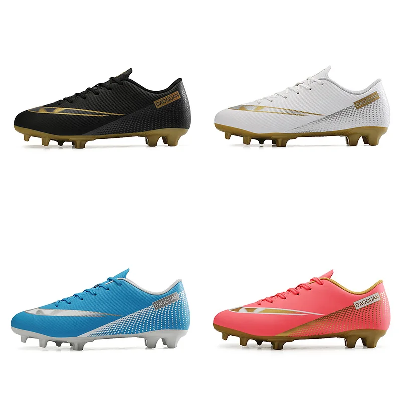 2023 New Football Boots Men High Quality Soccer Shoes Men Indoor Breathable Football Shoes Men Turf Low Top Anti Slip 4 Colors