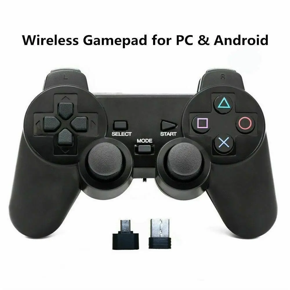 

2.4GHz Wireless Controller Gamepad Joypad Joystick For PC Android TV & Phones