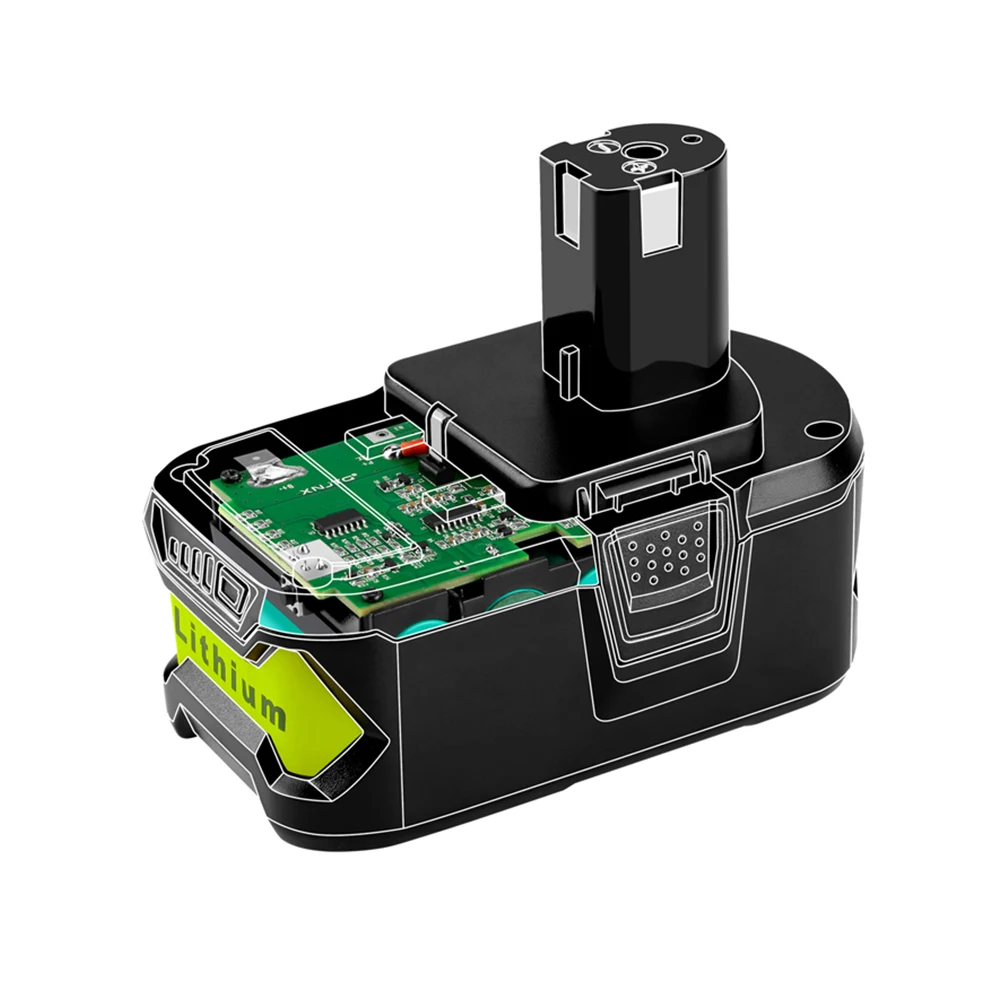 Аккумулятор для электроинструментов Ryobi P108 Li-Ion One + 18 в 9000 мАч |