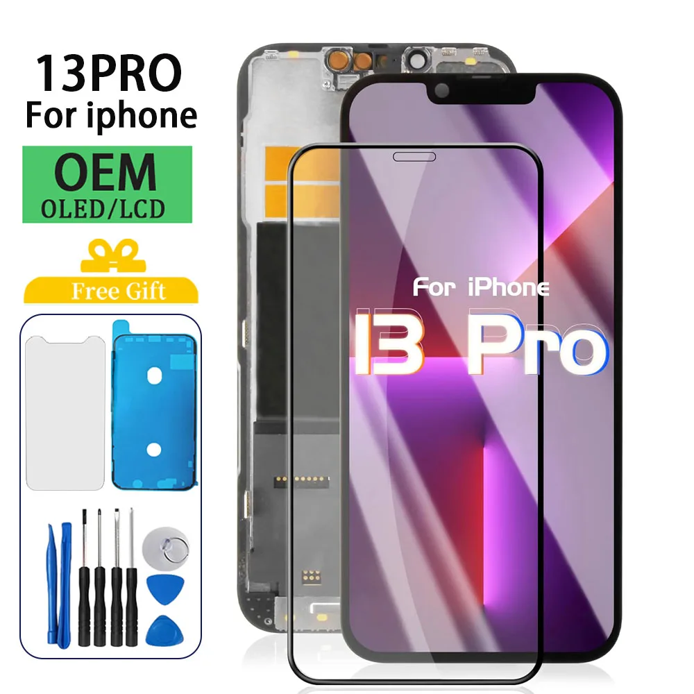 Фото Высококачественный дисплей A2638 A2683 Incell для iPhone 13 Pro, LCD-экран с сенсорным экраном и 3D Touch для iPhone 13 Pro L №1
