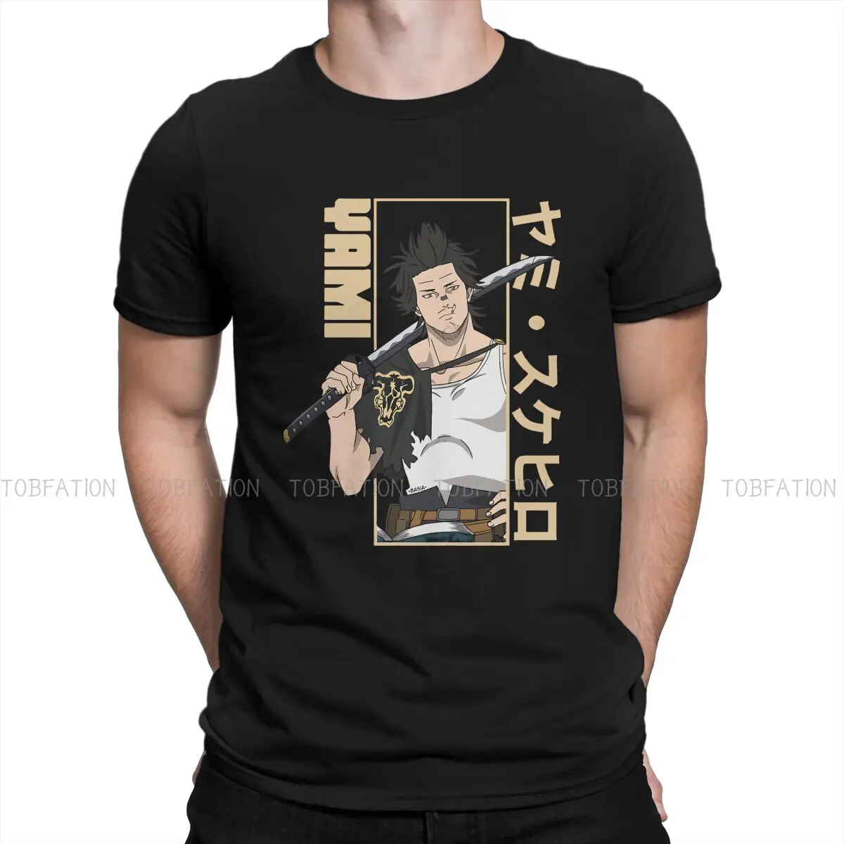 Yami Sukehiro Black Clover Black Zora Ideale Anime Men T Shirt Cotton Gothic Crewneck Tee Shirt Harajuku Clothing