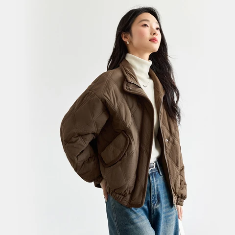 VIMLY женская зимняя нейлоновая парка  M9378