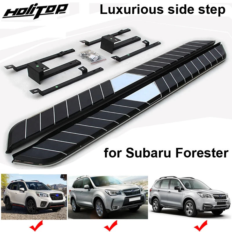 Модельный светодиодный подножка-ступеньки для Subaru Forester, изготовленные на знаменитой фабрике, гарантируют отличное качество.
