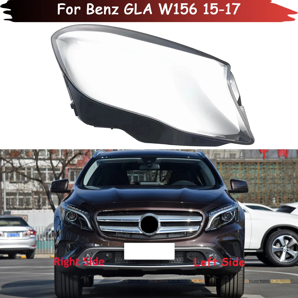 Car Headlight Cover Lens Glass Shell Headlamp Lampshade Head Lamp Caps For Benz GLA W156 GLA200 GLA220 GLA260 2015 2016 2017