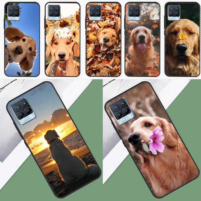Чехол с изображением подруги золотистого ретривера для Realme 10 9 11 Pro Plus GT Neo 5 2T 3T C11 C15