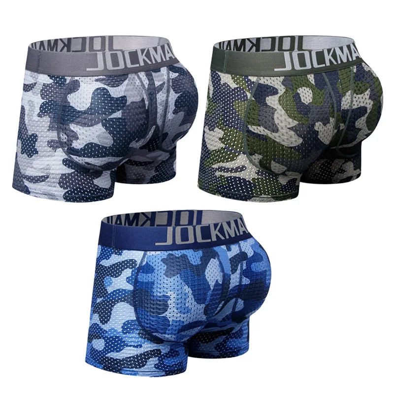 Трусы-боксеры Jockmail женские пикантные камуфляжные трусы слипы из нейлоновой