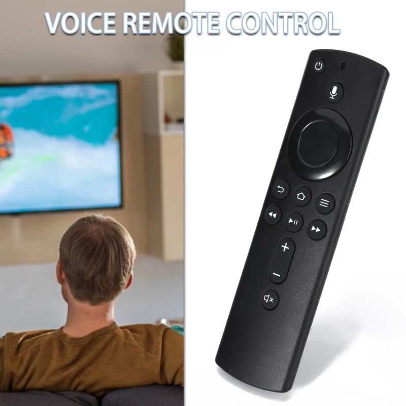 

Умный пульт дистанционного управления Mayitr L5B83H 1 шт., совместимый с bluetooth пульт дистанционного управления для Amazon Fire TV 3-го поколения, 4K