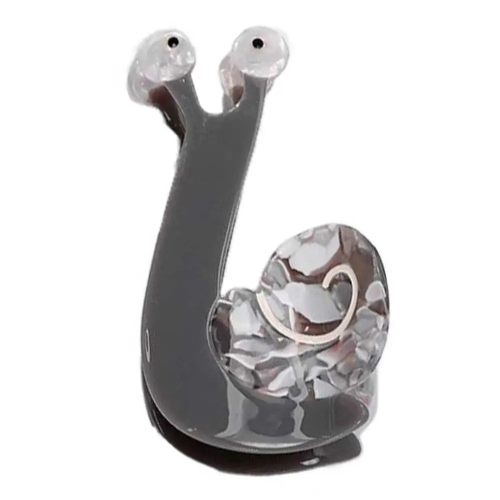 Акриловая заколка в виде улитки и акулы ярких цветов корейский стиль для волос с