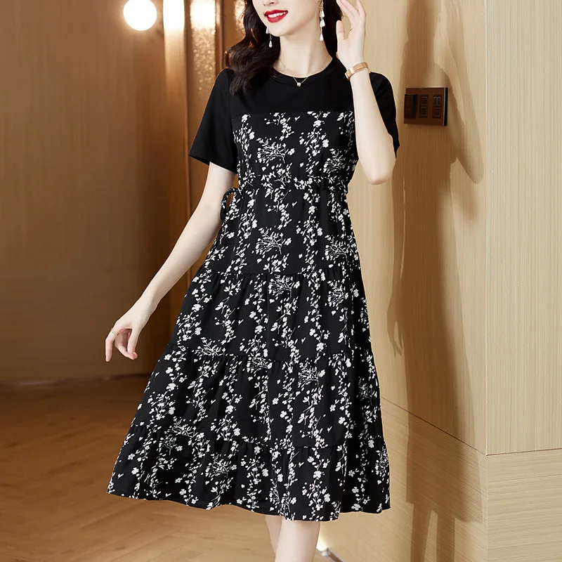 

Шифоновое приталенное платье для женщин, шифоновое модное платье с разными цветами, 2023