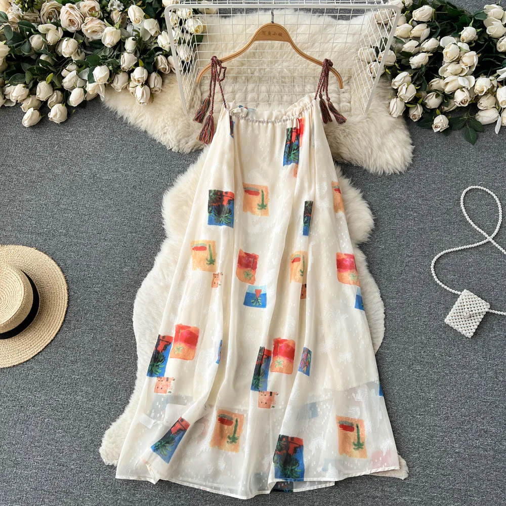 

Шифоновое платье с принтом «Первая любовь»