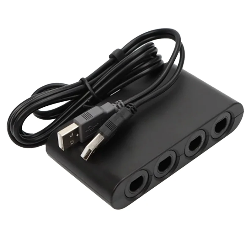 Игровой конвертер с 4 портами для контроллера Gamecube GC USB-адаптер Nintendo Switch NGC/Wii U/PC