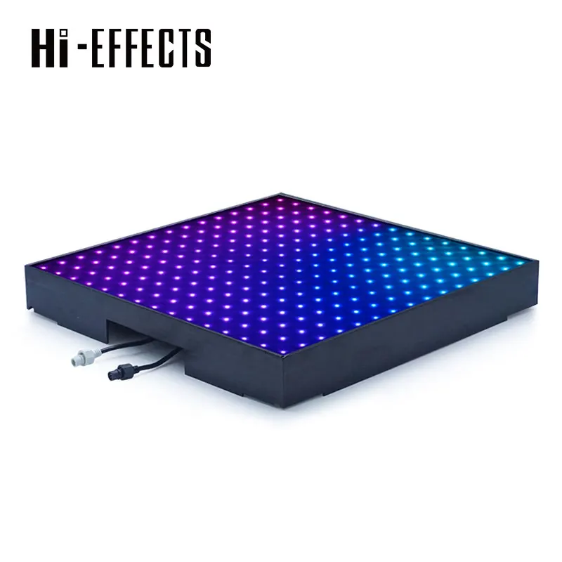 

Waterproof Digital 3D LED Dance Floor Panels Pattern 225 Pixels Outdoor Floor for Wedding Party DJ Stage Bar Club Tempere Glass