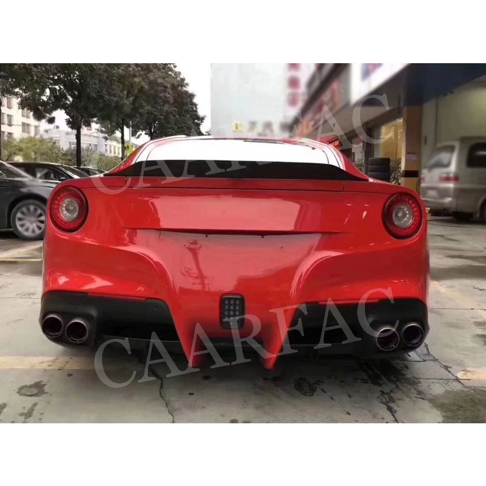 Чехол с задним спойлером из углеродного волокна для Ferrari F12 Berlinetta 2013 2014 2015 2016 FRP Wings