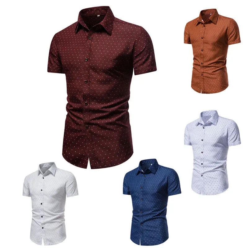 

Summer Men's Slim Fit Polo Shirt Short Sleeve Polo Shirt