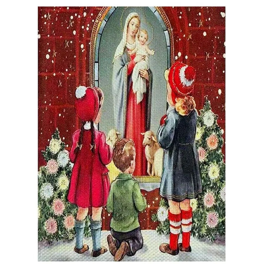 

Наборы для алмазной живописи с изображением Спасителя Рождества Иисуса, вышивка крестиком 5D, Алмазная мозаика «сделай сам», Рождественская елка, детская вышивка, домашний декор, подарок