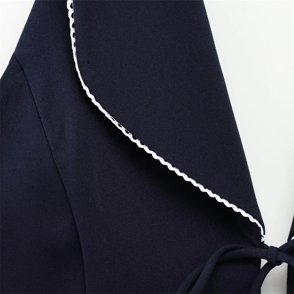 Весенний новый женский темпераментный ниша с французским бантом модный топ