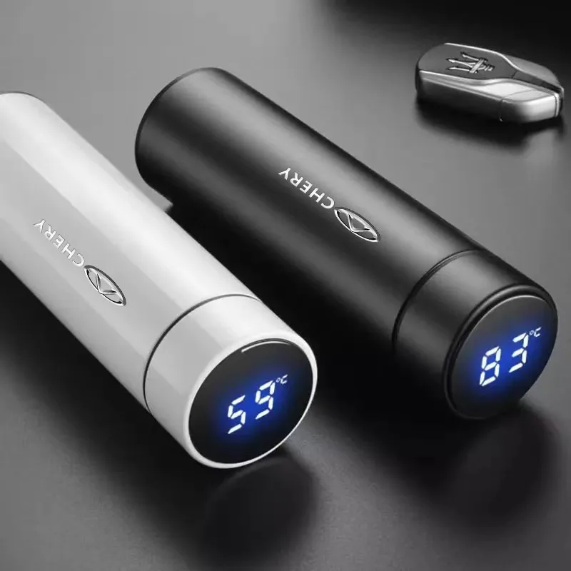 Умная Автомобильная термобутылка из нержавеющей стали портативная Вакуумная