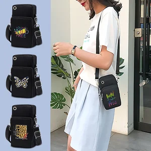 ladies outdoor travel arm bag running mini sports bags wild print wallet oppo find nvivo x70 universal mobile phone case pouch free global shipping