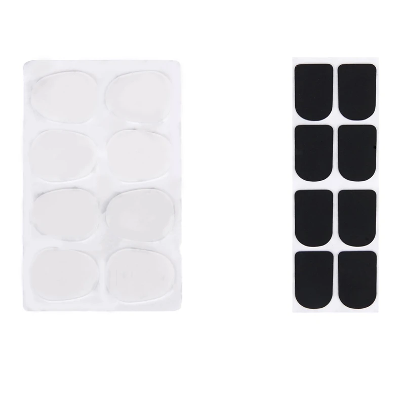 

8Pcs Alto/Tenor Saxophone Sax Mouthpiece Patches Pads Cushions 0.8Mm---Translucent & 8Pcs Clarinet/Soprano Black---0.8Mm