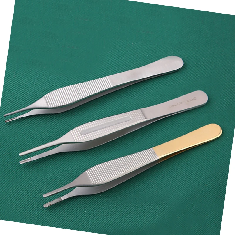Щипцы для хряща из нержавеющей стали с зубцами и прорезями Пинцет жировой ткани