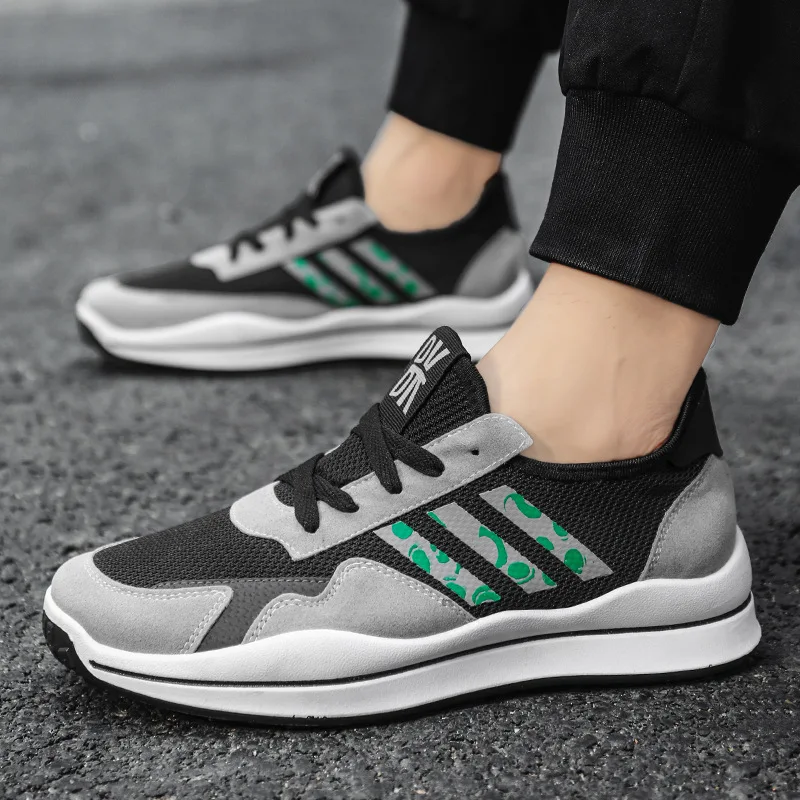 

Мужские кроссовки, повседневная обувь с вулканизированной подошвой, дышащие, для бега, новинка на осень