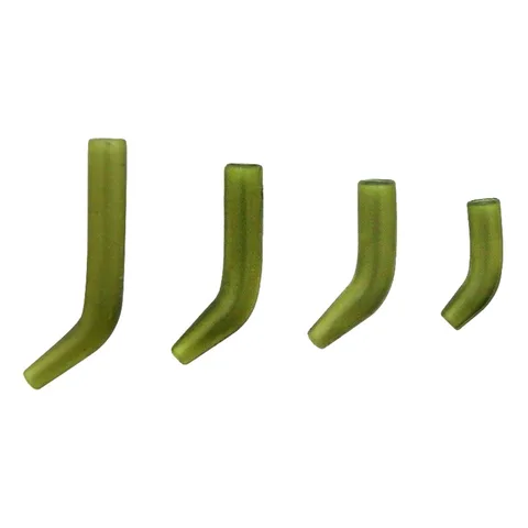 30 шт. D Rig Kickers, крючки для ловли карпа, зеленый/коричневый, TPR