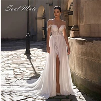sexy sweetheart womens wedding dress 2022 o neck a line off the shoulder applique backless royal floor length vestido de noiva
