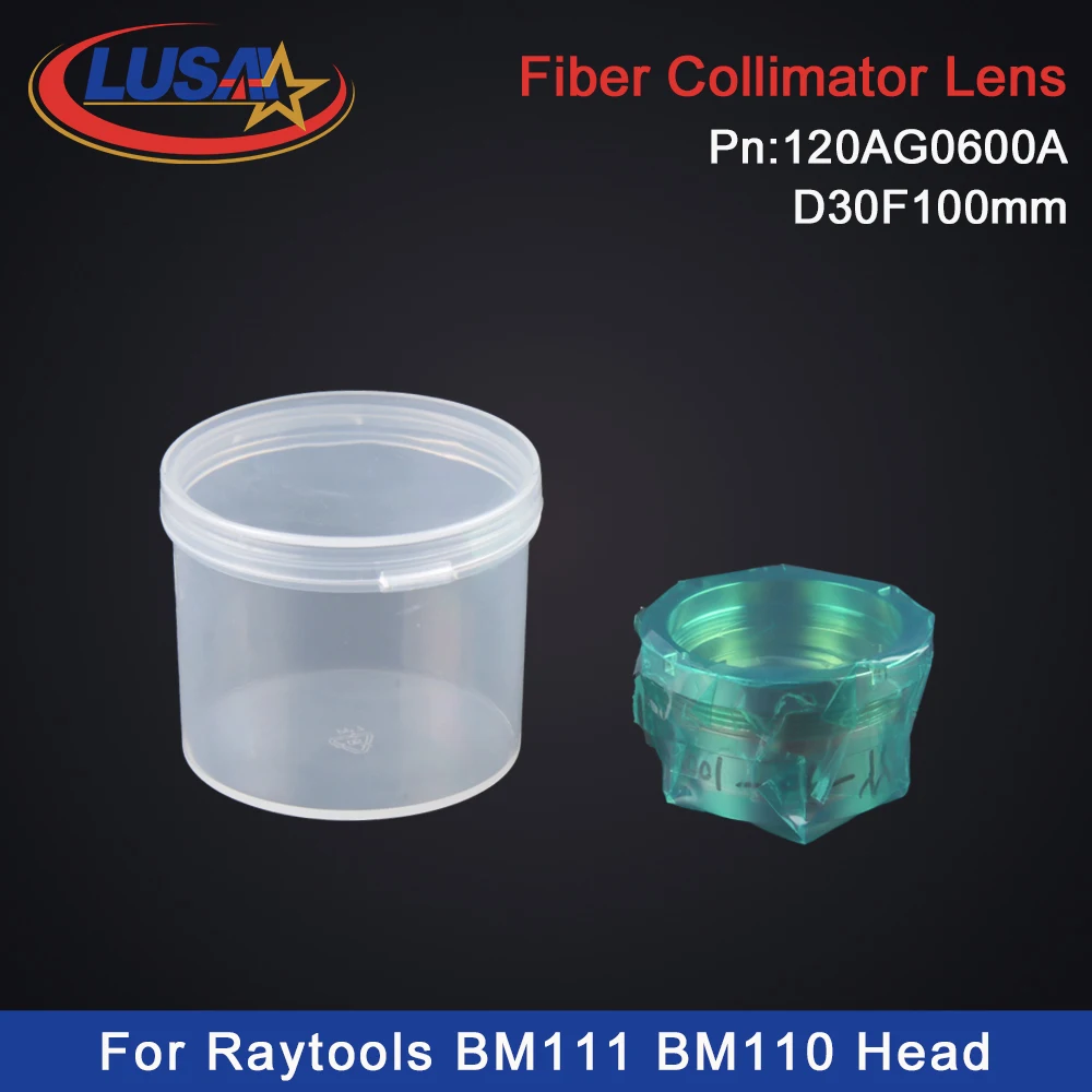 Оригинальная фокусировочная линза LUSAI Raytools D30F100/125/150(155) 120AG0700A для лазерной