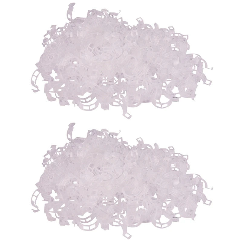 

300 Pcs Plant Support Garden Clips,Tomato Vine Clips,Tomato Trellis Clips