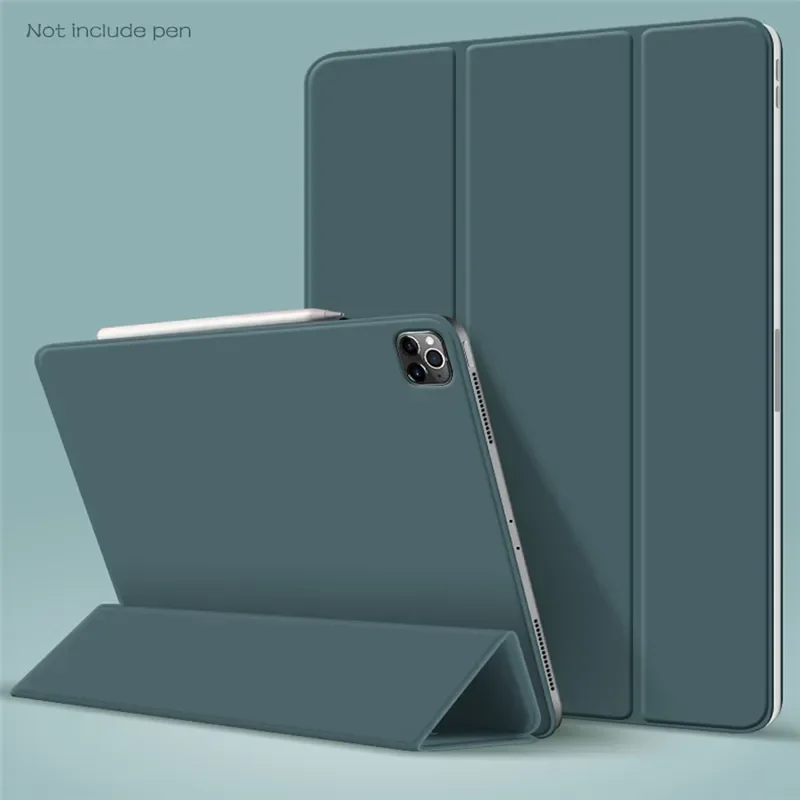 

Stand Protection Clip For iPad Pro 12.9 Cover for 2020 Pro 11 2021 M1 Case Tri-fold magnet Back Case for Air 4 Air 5 Film