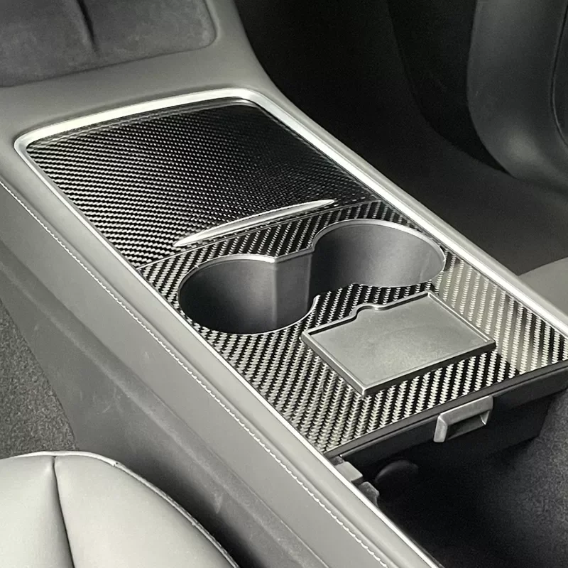 

Защитная пленка для салона автомобиля, защитная пленка из углеродного волокна с защитой от царапин и боковых краев для модели 3 Y