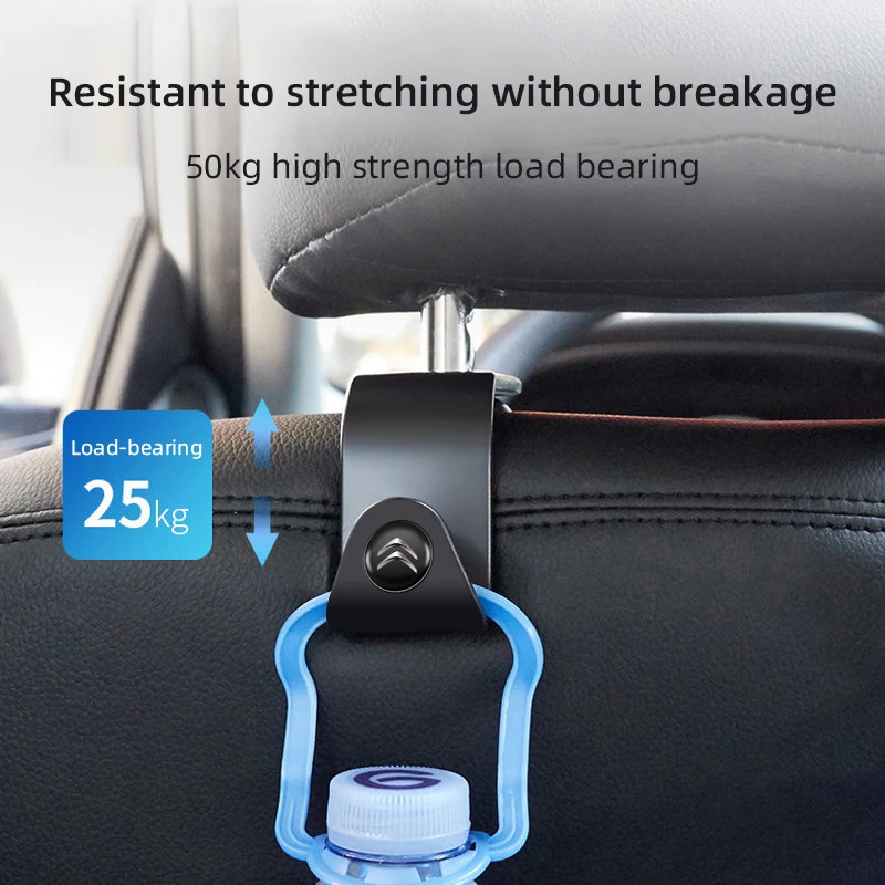 

2Pcs Car Seat Back Hooks Auto Accessories For Citroen C4 C3 C5 C1 C2 Berlingo Celysee Cactus Picasso Aircross Saxo Grand