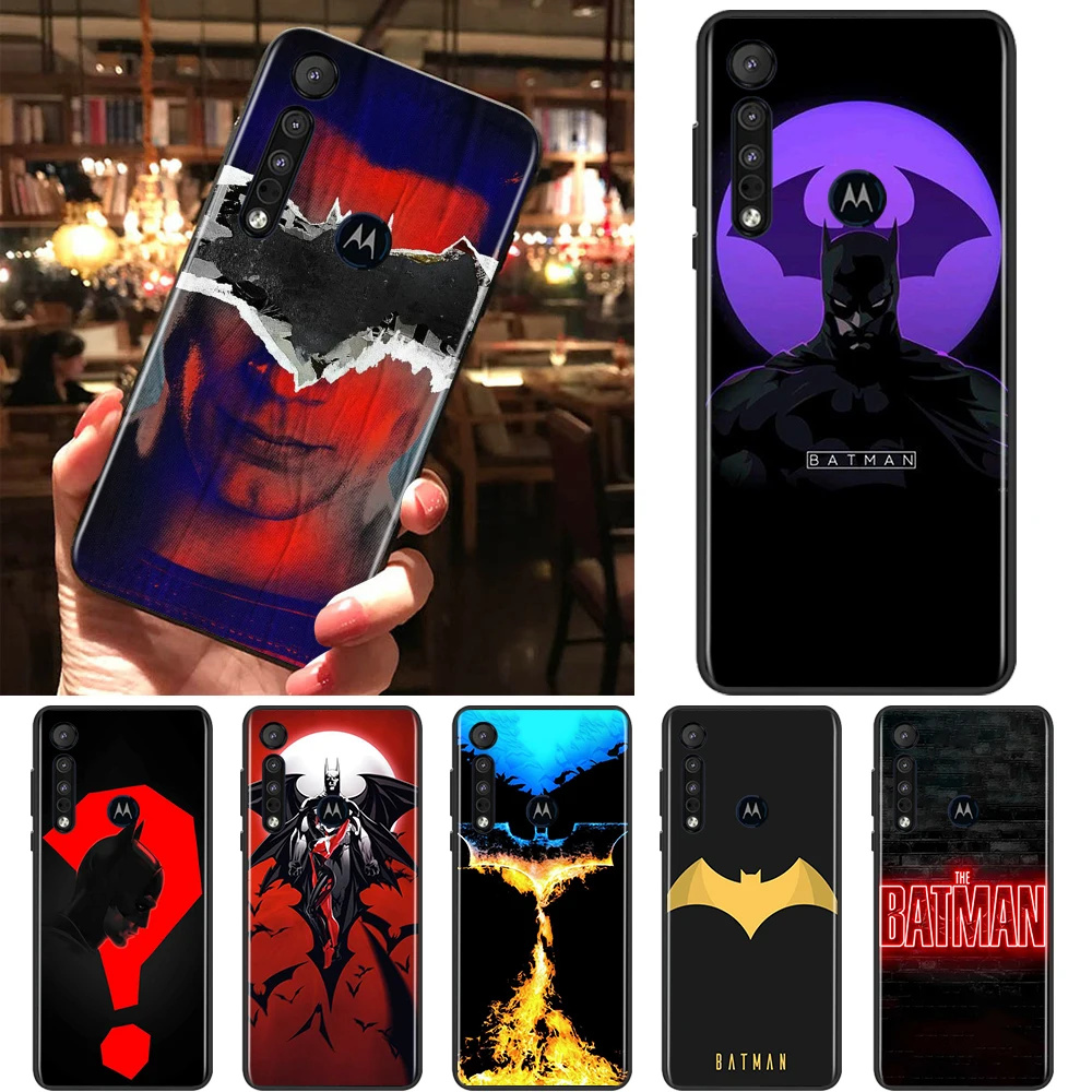 

DC Fashion Batman Cool Black Phone Case For Motorola Moto G9 G8 E20 E7 E6 One Marco Hyper Fusion Power Edge Plus Cover