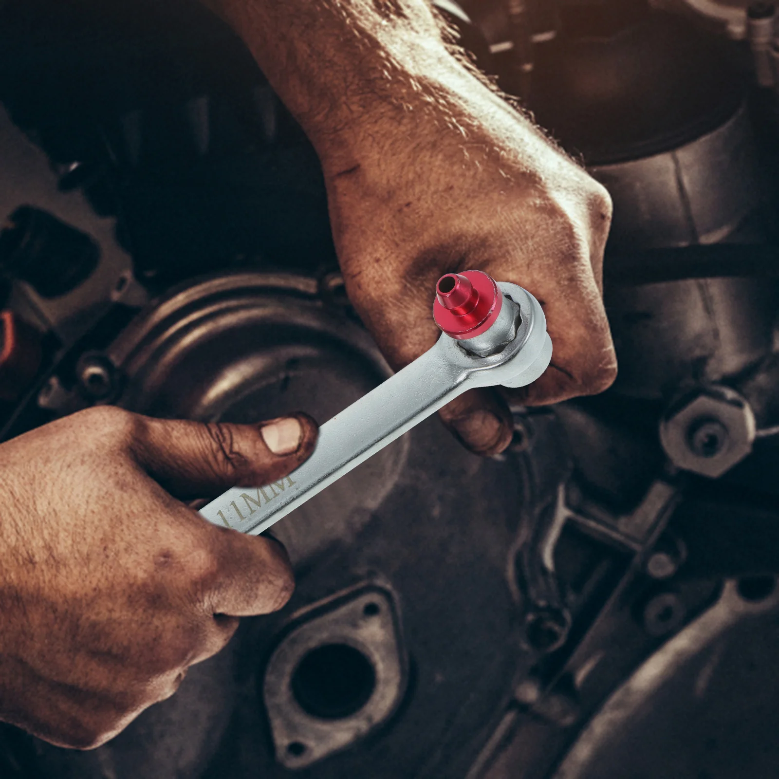 Ключ для прокачки тормозной жидкости 11 мм сливная пробка с апертурой слива масла