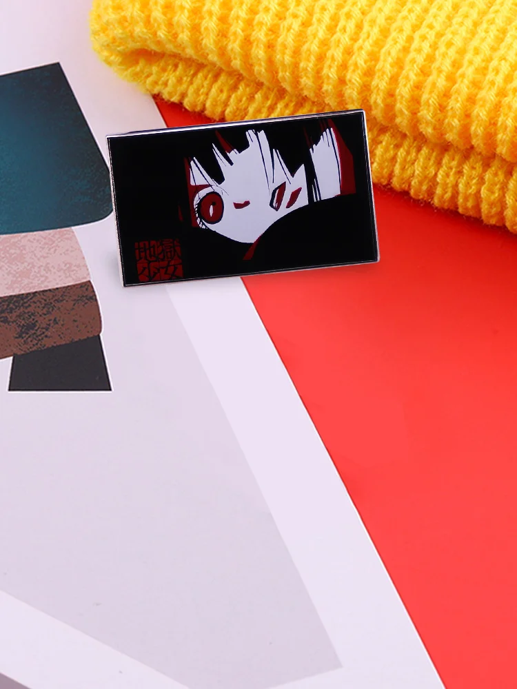 Японское аниме Jigoku Shoujo эмалевые булавки Hell Girl брошь металлический значок